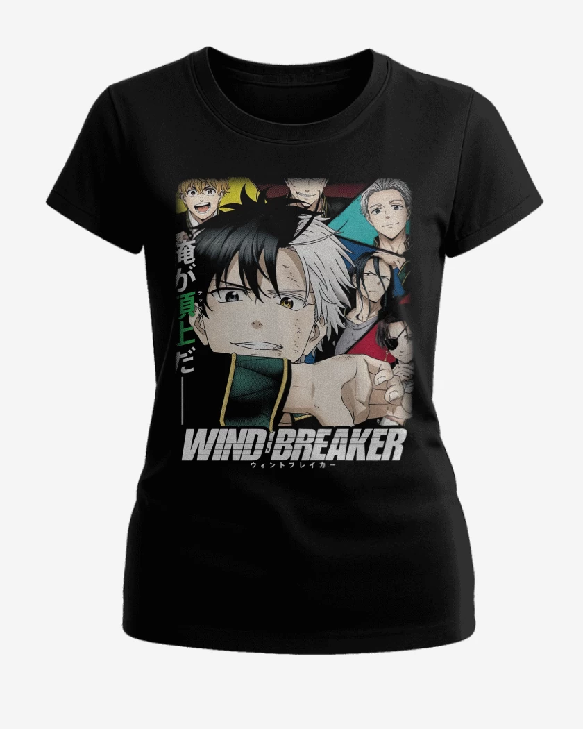 Polera de Mujer Negro de Wind Breaker