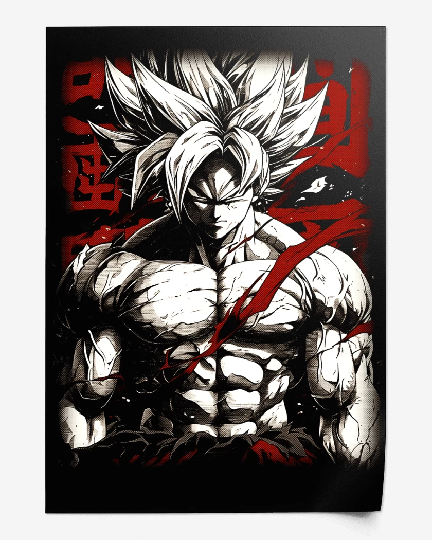 Print Goku  Fury