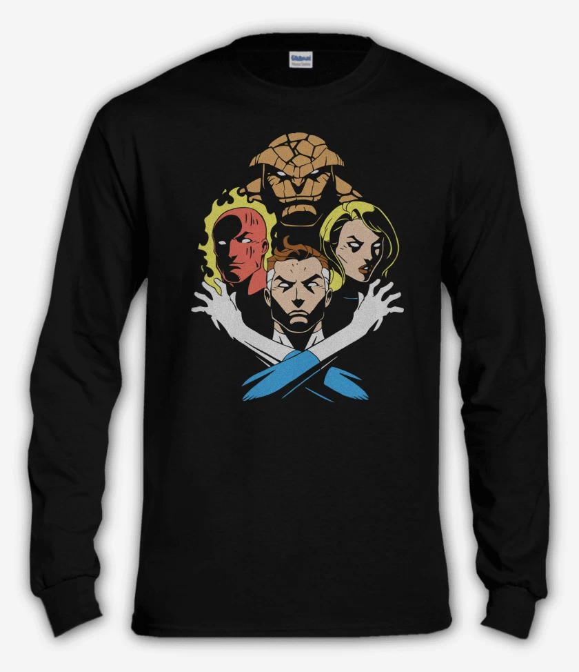 Polera manga larga Negro de F4 Rapsodia Fantastica