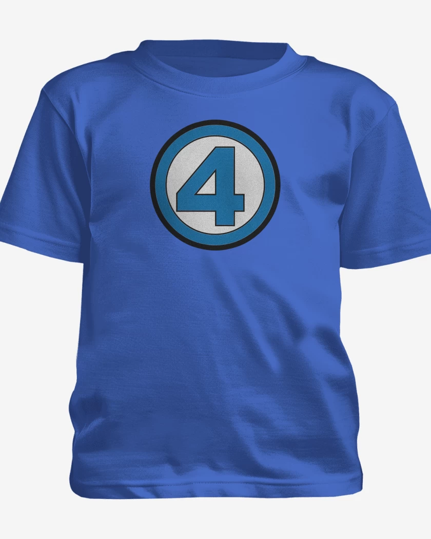 Polera de niño Los Cuatro Fantasticos Simbolo Comic