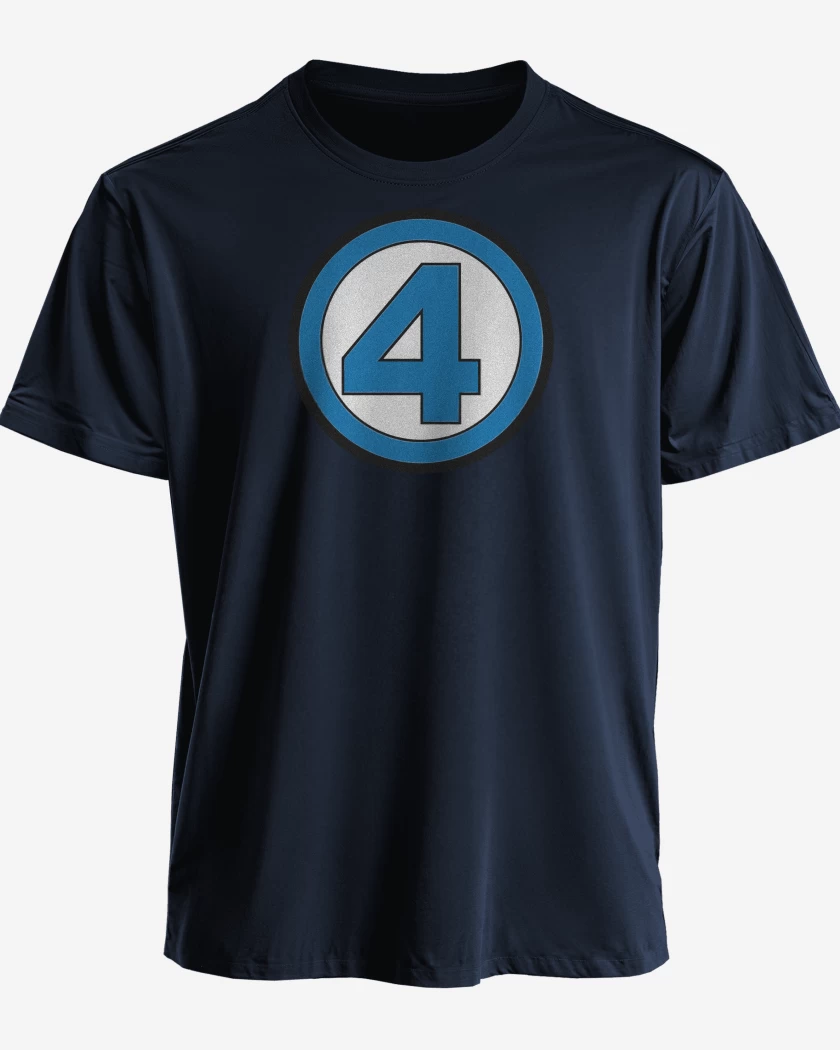 Polera premium Los Cuatro Fantasticos Simbolo Comic