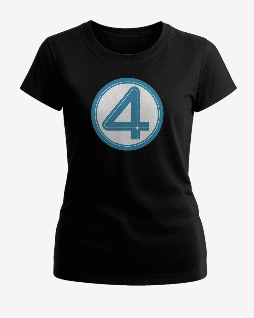 Polera de Mujer Negro de Fantastic Four First Step