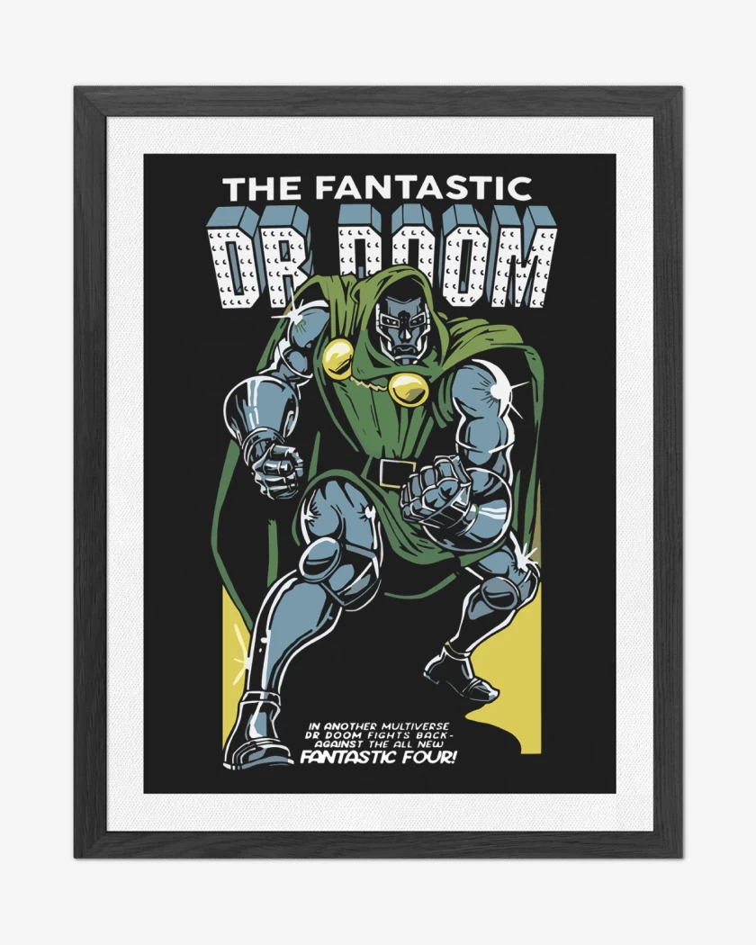 Cuadro decorativo Negro de The Fantastic Dr Doom