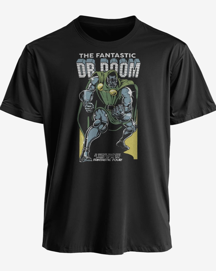 Polera premium Negro de The Fantastic Dr Doom