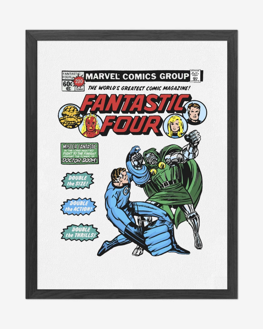 Cuadro decorativo Blanco de Los Cuatro vs Dr Doom
