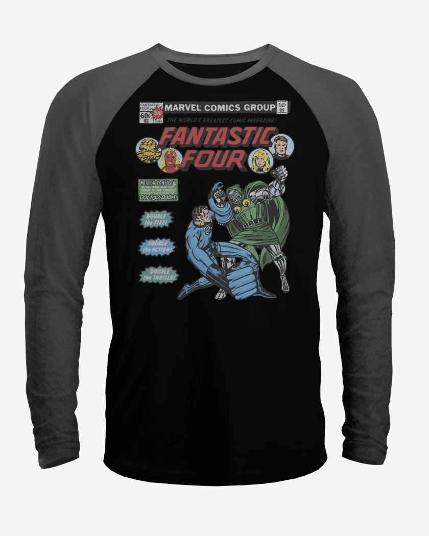 Polera Raglan Los Cuatro vs Dr Doom