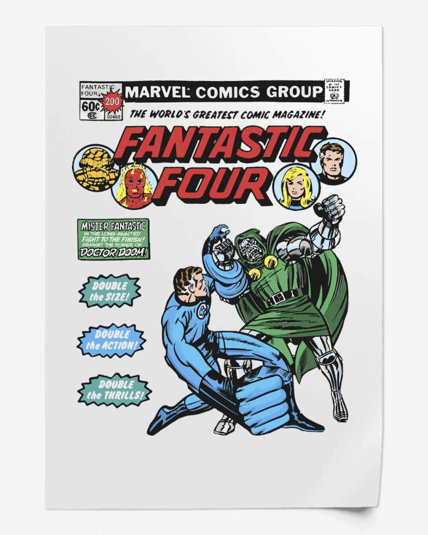 Print Los Cuatro vs Dr Doom