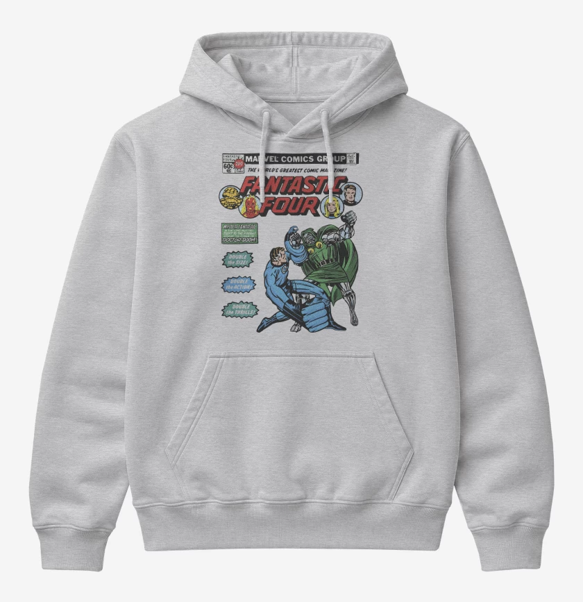 Poleron Canguro básico Los Cuatro vs Dr Doom