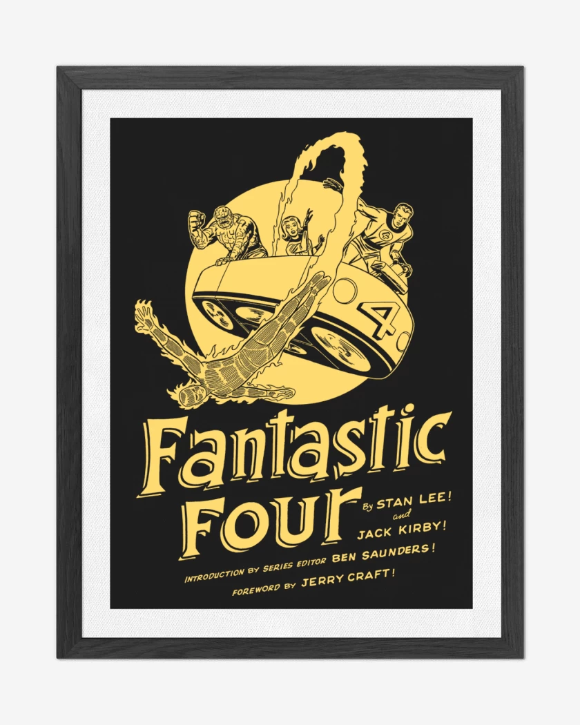 Cuadro decorativo Negro de Classic Fantastic Four