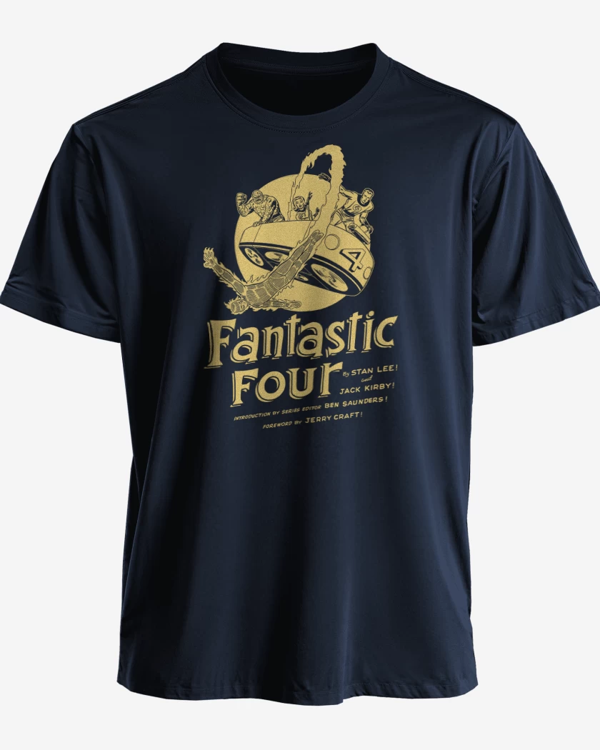 Polera premium Azul Marino de Classic Fantastic Four