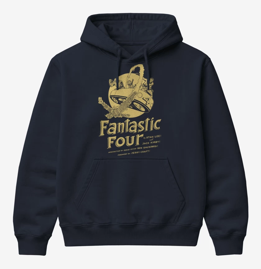 Poleron Canguro básico Azul Marino de Classic Fantastic Four