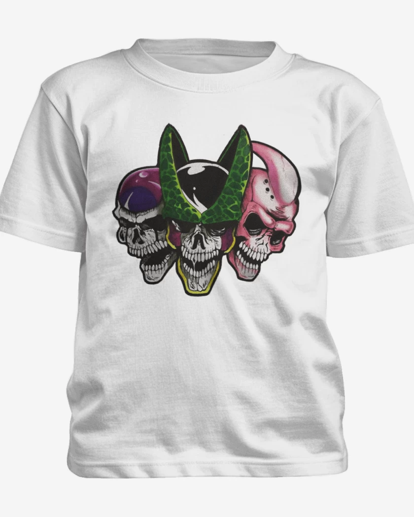 Polera de niño Blanco de Malos DBZ