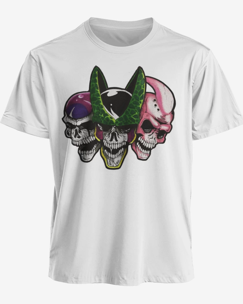 Polera premium Blanco de Malos DBZ