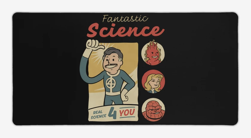 Mouse pad Gamer Ciencia Fantastica