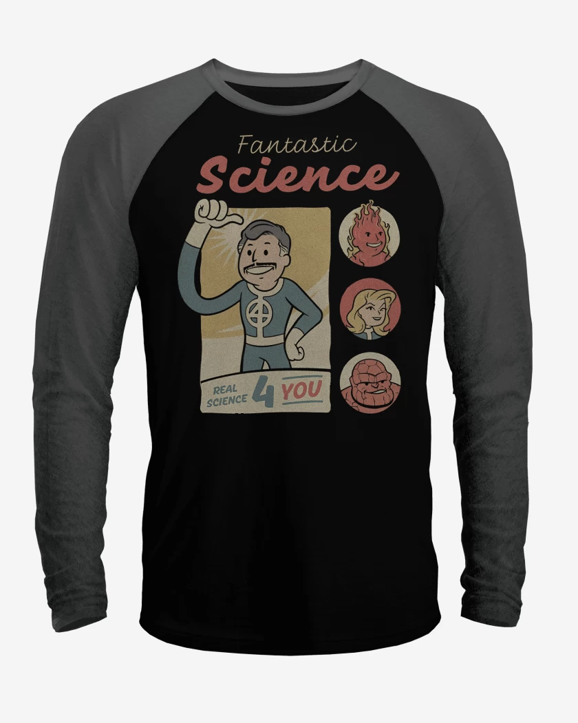 Polera Raglan Ciencia Fantastica