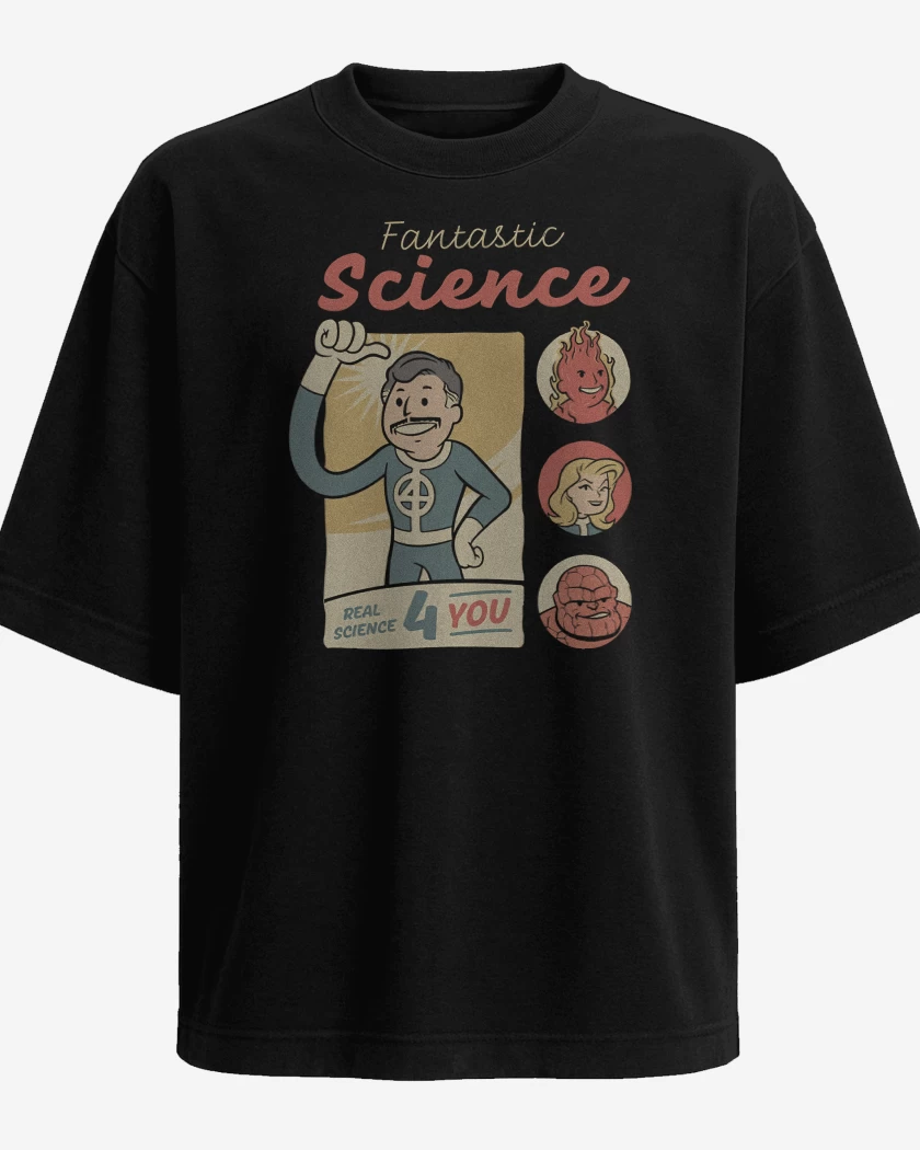 Polera Oversize Ciencia Fantastica