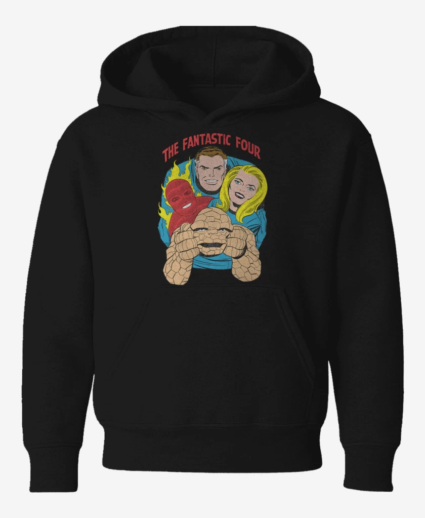 Poleron de niño Negro de Amigos Fantasticos