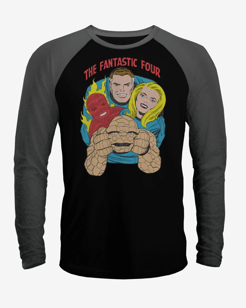 Polera Raglan Amigos Fantasticos