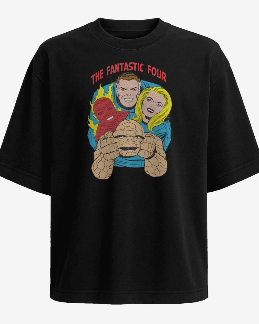 Polera Oversize Amigos Fantasticos