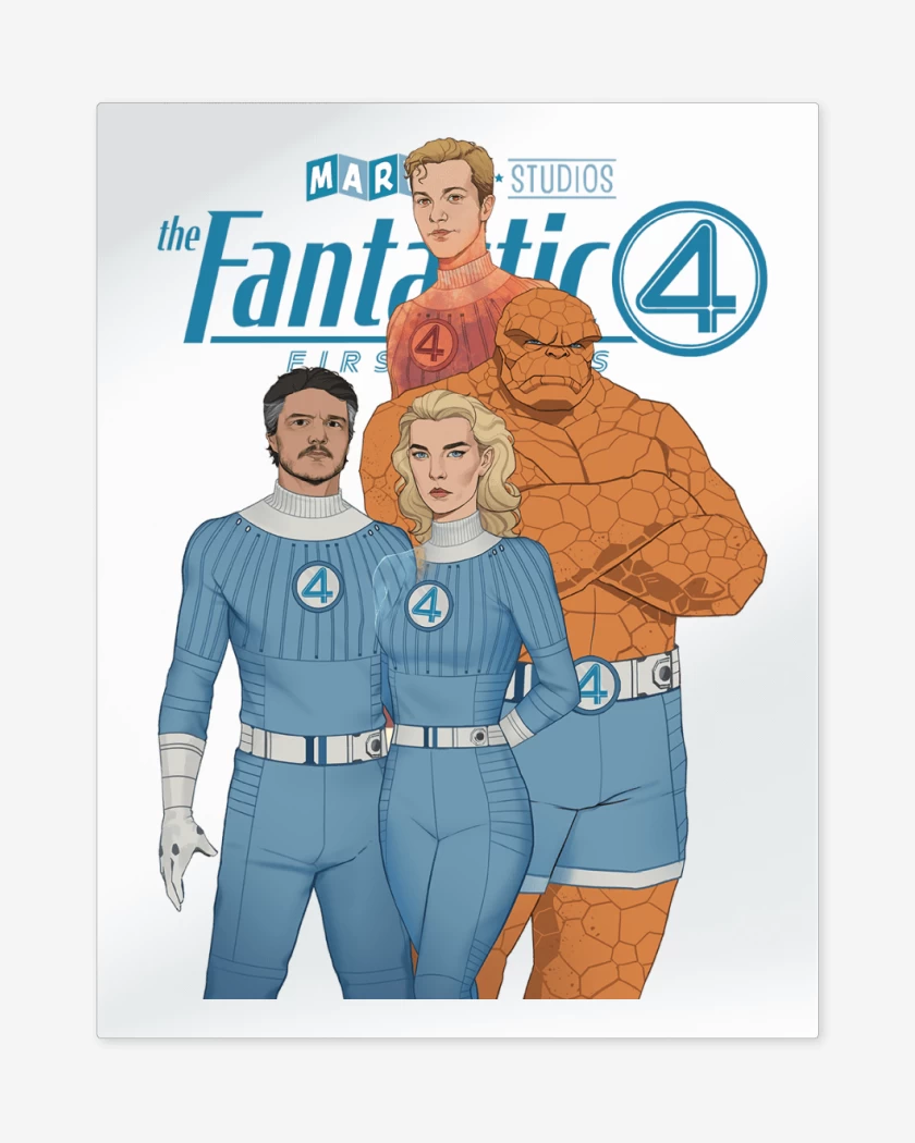 Print metalico Blanco de The Fantastic 4