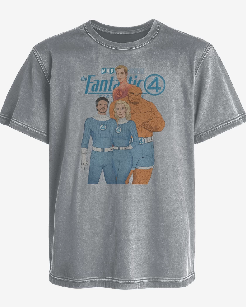 Polera desgastada The Fantastic 4