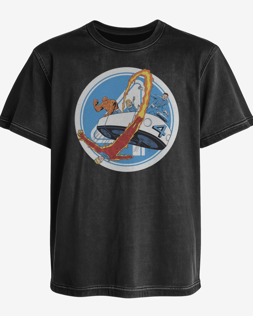 Polera desgastada Los Fantasticos