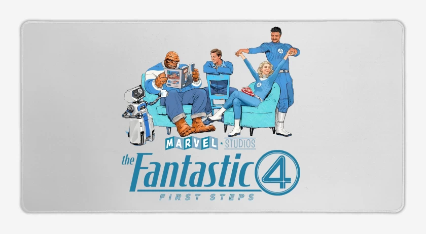 Mouse pad Gamer Los Cuatro Fantasticos 