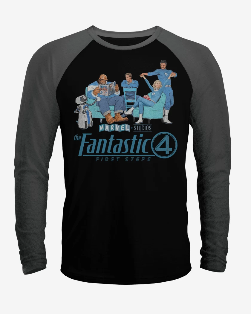 Polera Raglan Los Cuatro Fantasticos 