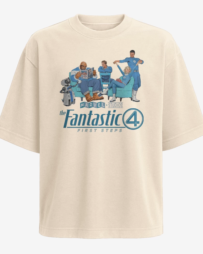 Polera Oversize Los Cuatro Fantasticos 