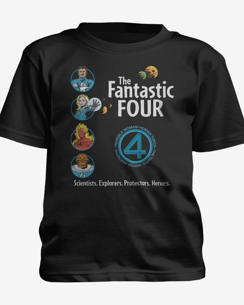 Polera de niño Cientificos Exploradores Protectores Heroes