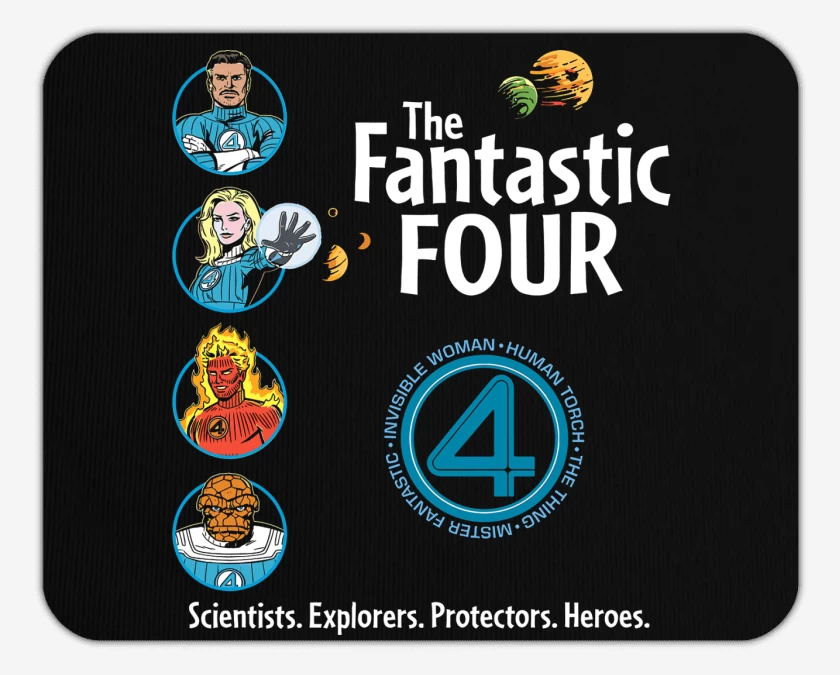 Mousepad Cientificos Exploradores Protectores Heroes