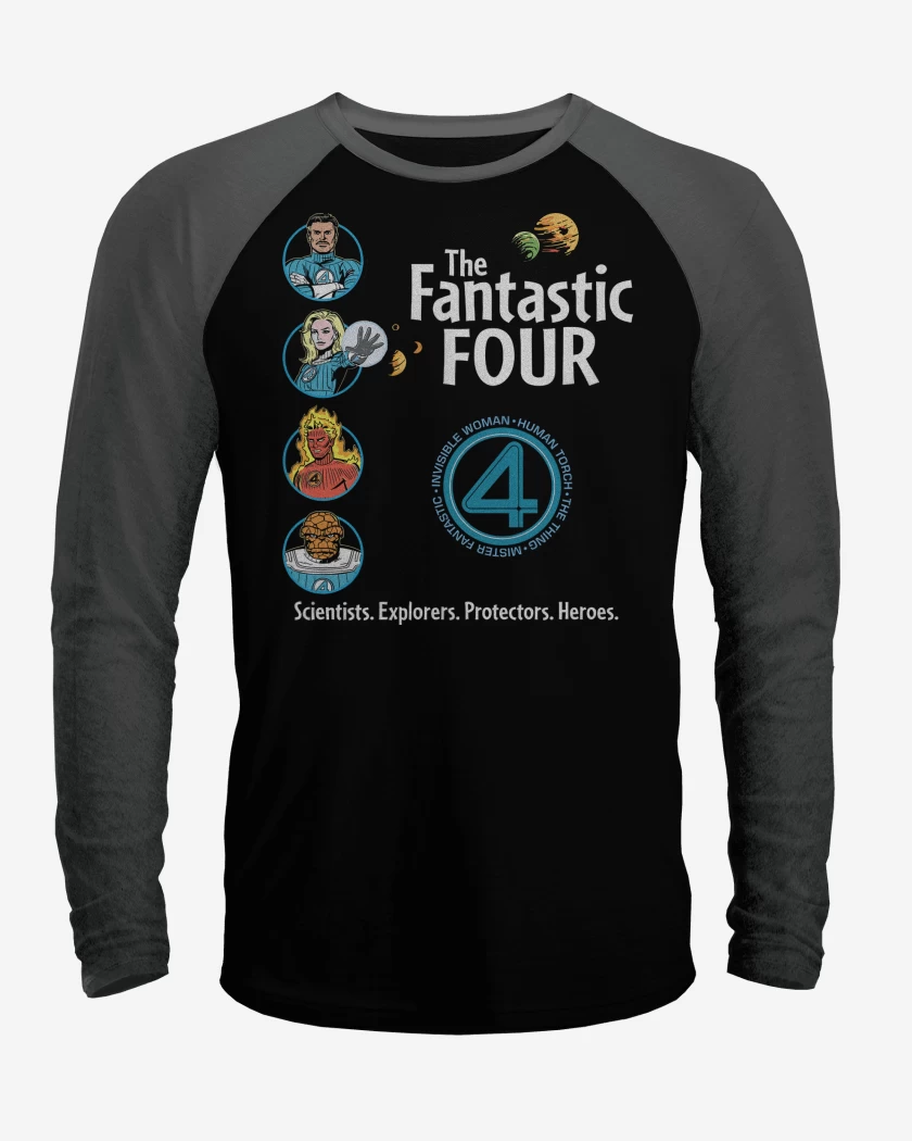 Polera Raglan Cientificos Exploradores Protectores Heroes
