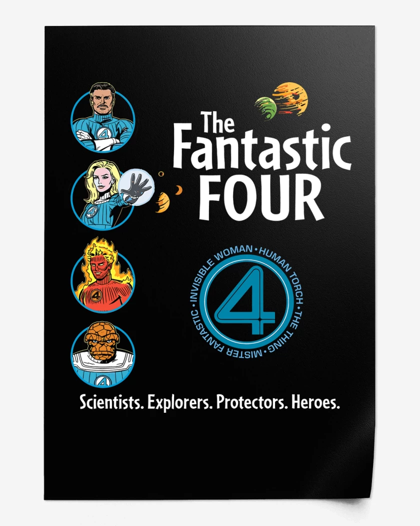 Print Cientificos Exploradores Protectores Heroes