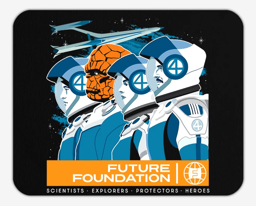 Mousepad Negro de Future Foundation 