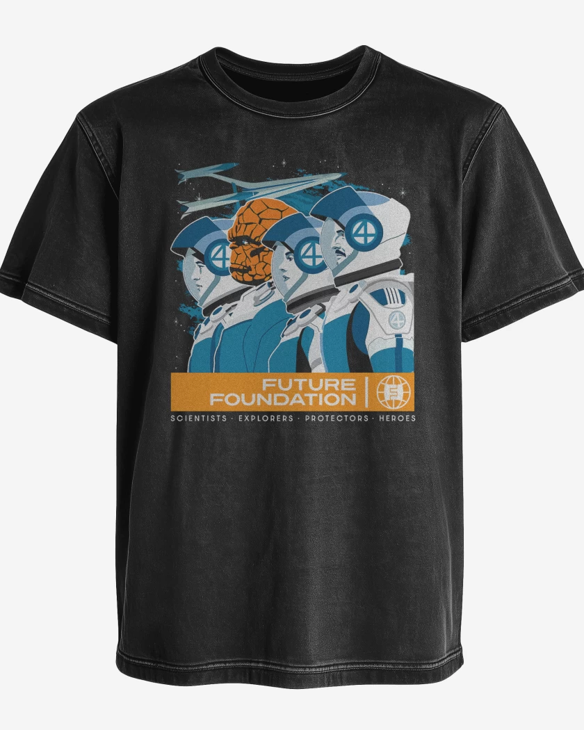 Polera desgastada Future Foundation 