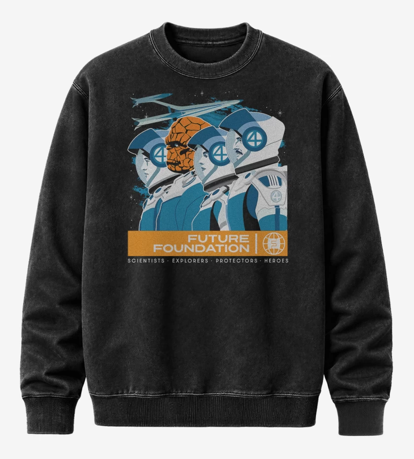 Poleron Polo Acid Wash Negro de Future Foundation 