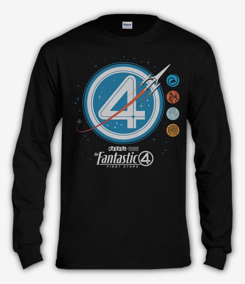 Polera manga larga Los Nuevos Cuatro Fantasticos