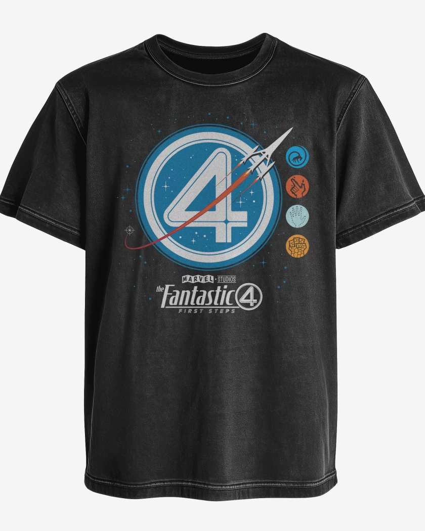 Polera desgastada Los Nuevos Cuatro Fantasticos