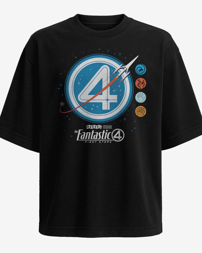 Polera Oversize Los Nuevos Cuatro Fantasticos