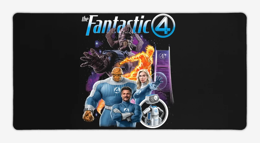 Mouse pad Gamer Cuatro Fantasticos & Galactus