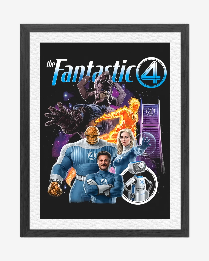 Cuadro decorativo Cuatro Fantasticos & Galactus