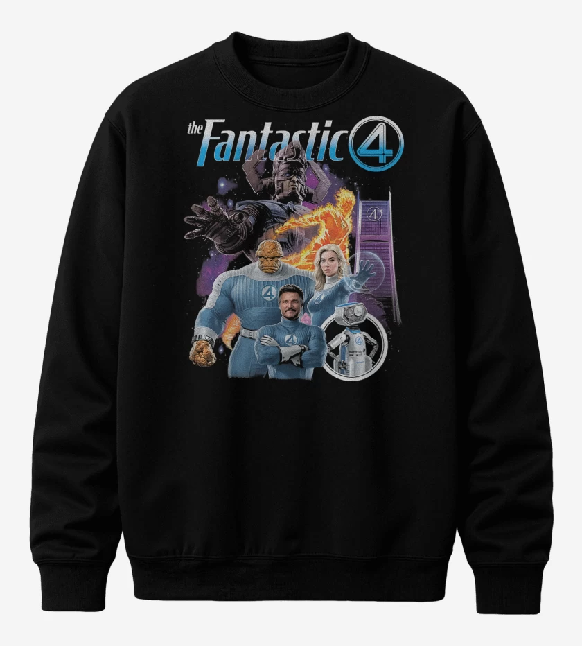 Poleron polo Cuatro Fantasticos & Galactus