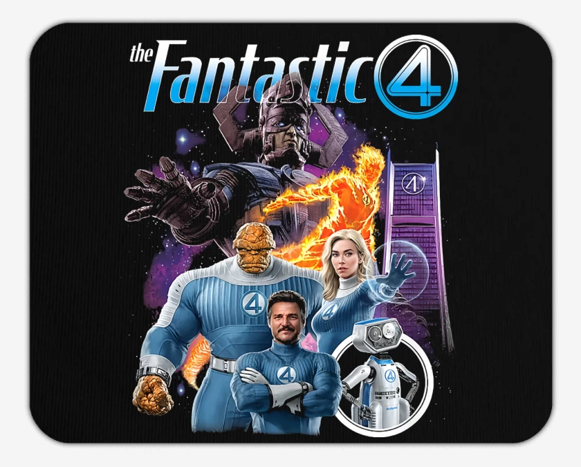 Mousepad Cuatro Fantasticos & Galactus