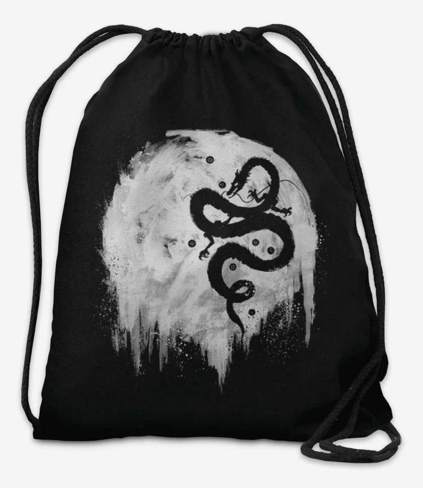 Mochila Negro de Dragon DBZ