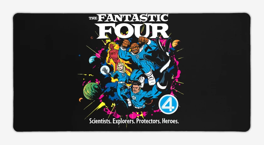 Mouse pad Gamer The Fantastic Four Comic