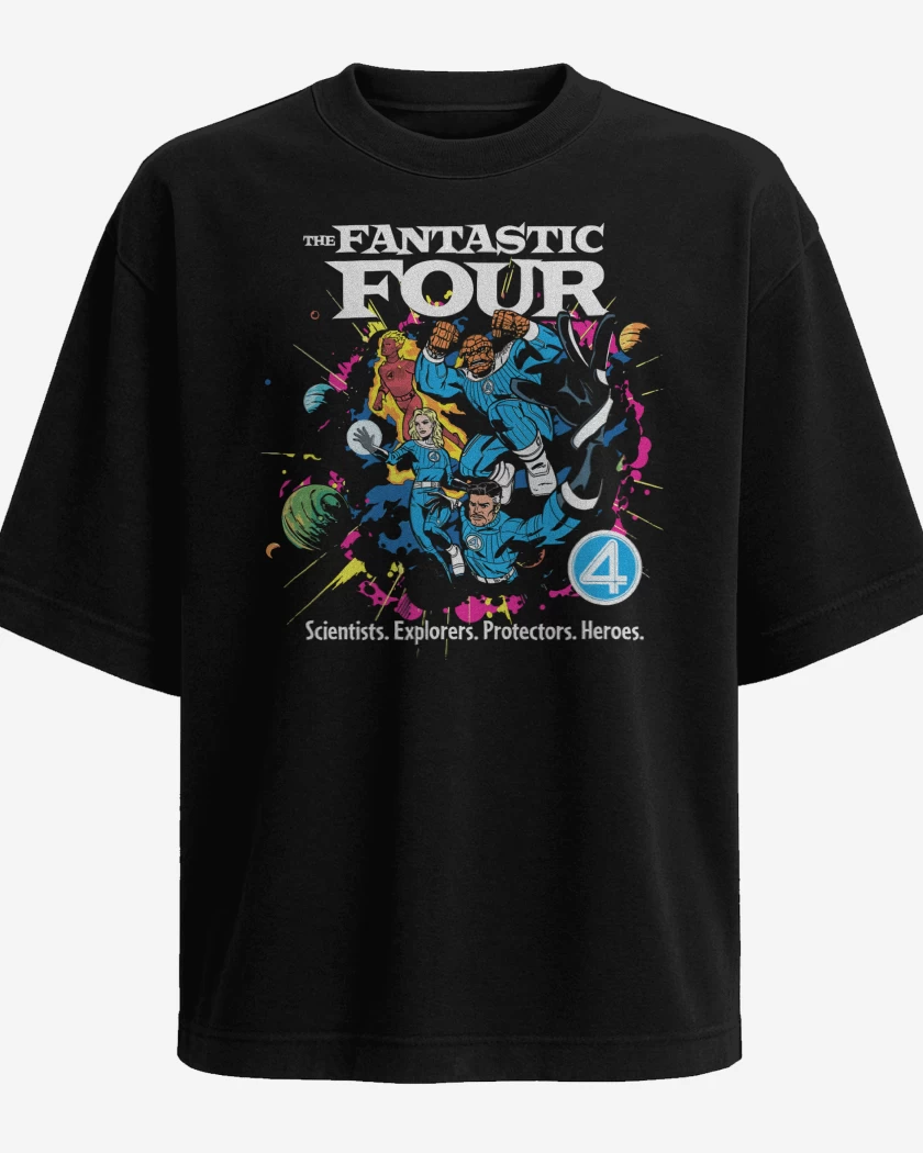 Polera Oversize The Fantastic Four Comic