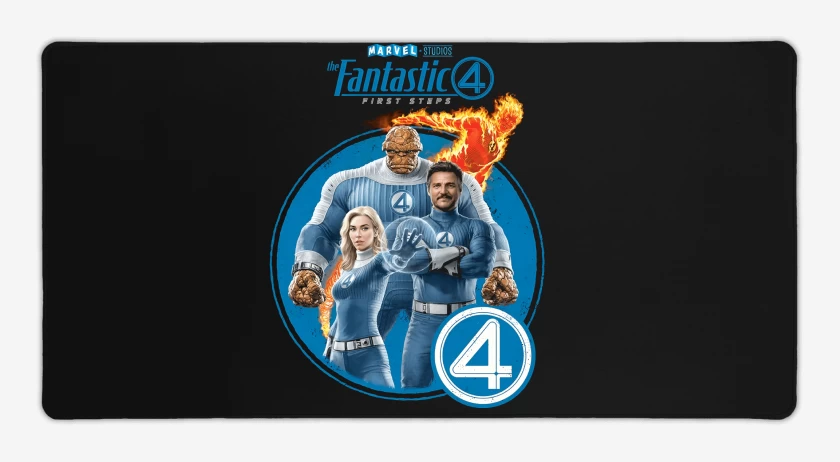 Mouse pad Gamer Cuatro Fantasticos First Steps