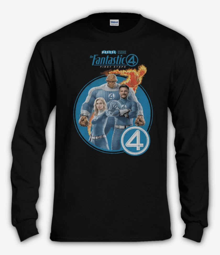 Polera manga larga Cuatro Fantasticos First Steps