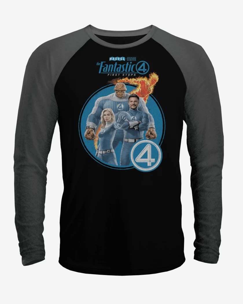 Polera Raglan Cuatro Fantasticos First Steps