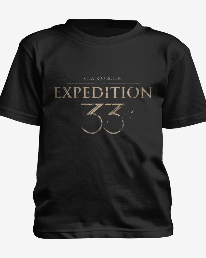 Polera de niño Clair Obscur Expedition 33 Logo